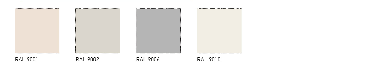 Наружное профилирование. Стандартные цвета RAL покрытия PE 25 мкм